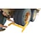 Vestil Steel Trailer Wheel Lock, 24 X 35 Usable, For Use On Dual Tires, Yellow TWL-2435 - alternate 5